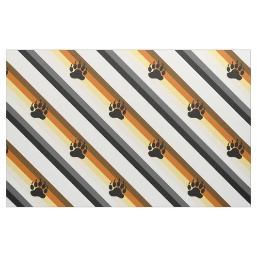 Tissu Drapeau de fierté d'ours (Yard)