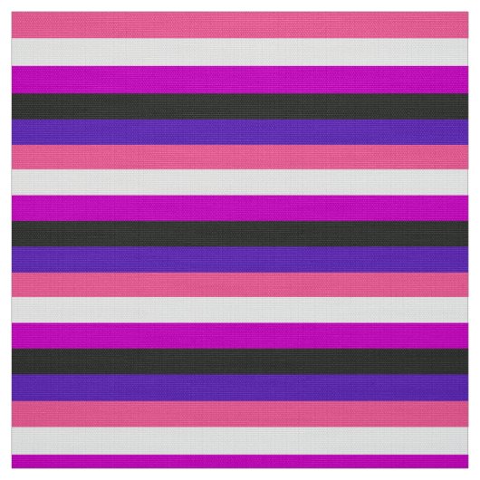 Tissu Drapeau de fierté genderfluid (Échantillon)