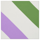 Tissu Drapeau de fierté genderqueer (Échantillon)