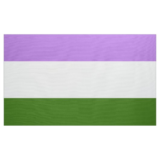 Tissu Drapeau de fierté genderqueer (Yard)