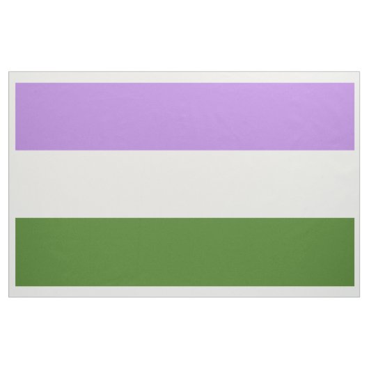 Tissu Drapeau de fierté genderqueer (Yard)