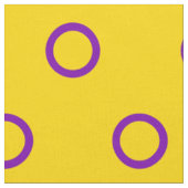 Tissu Drapeau de fierté intersexe (Fermer)