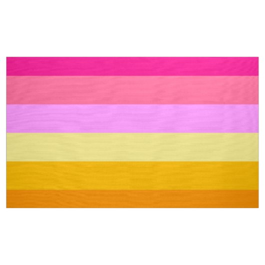 Tissu Drapeau de fierté lesbienne (Aube) (Yard)