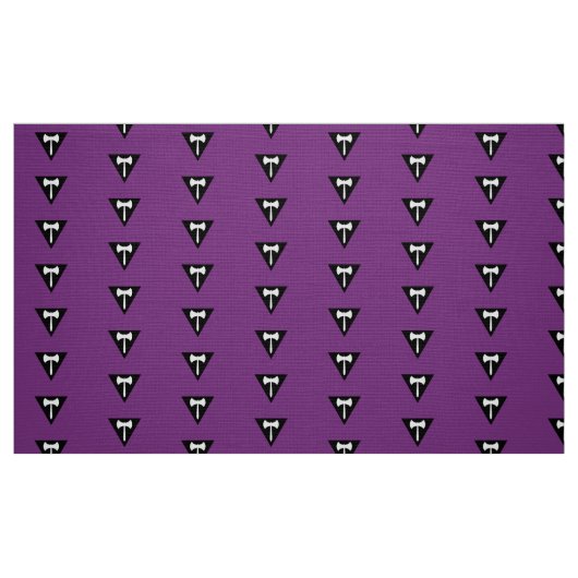 Tissu Drapeau de fierté lesbienne Hache violette (Fat Quarter)