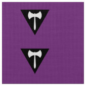 Tissu Drapeau de fierté lesbienne Hache violette (Fermer)