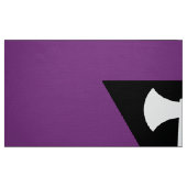 Tissu Drapeau de fierté lesbienne Hache violette (Fat Quarter)