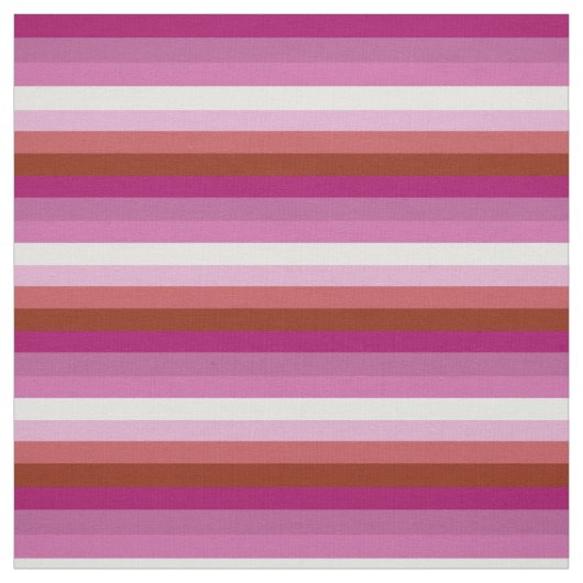 Tissu Drapeau de fierté lesbienne (Origine) (Échantillon)