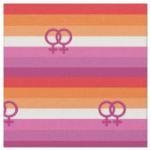 Tissu Drapeau de fierté lesbienne WLW (Fermer)