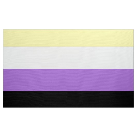 Tissu Drapeau de fierté non binaire (Yard)