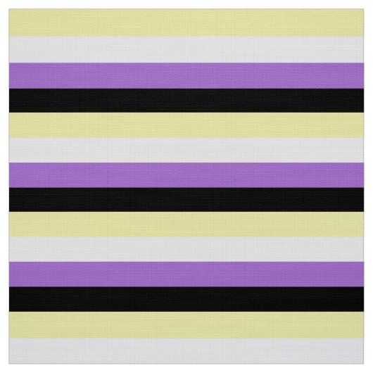 Tissu Drapeau de fierté non binaire (Échantillon)
