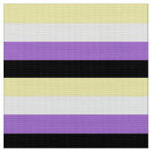 Tissu Drapeau de fierté non binaire (Fermer)