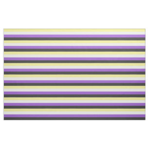 Tissu Drapeau de fierté non binaire de SlipperyJoe's jau