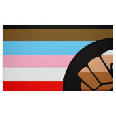 Tissu Drapeau de fierté POC de progrès LGBTQ+ (Fat Quarter)