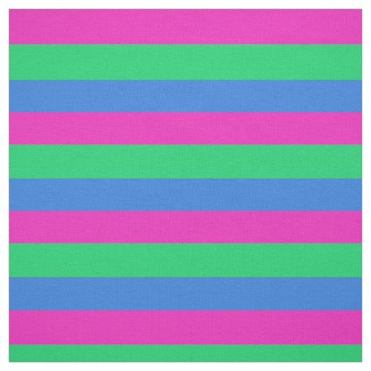Tissu Drapeau de fierté polysexuelle (Échantillon)