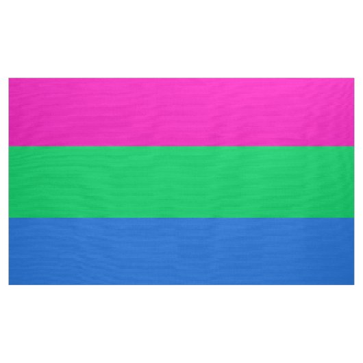 Tissu Drapeau de fierté polysexuelle (Yard)
