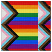 Tissu Drapeau de fierté Progress LGBTQ+ (Fermer)