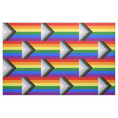 Tissu Drapeau de fierté Progress Pride de SlipperyJoe si (Fat Quarter)