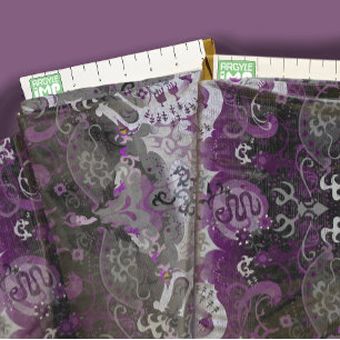 Tissu Drapeau de fierté sexuelle Couleurs Dragon Damask