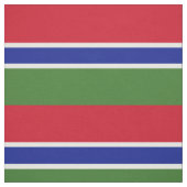 Tissu Drapeau de Gambie (Échantillon)