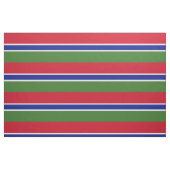 Tissu Drapeau de Gambie (Fat Quarter)