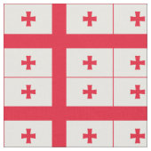 Tissu Drapeau de Géorgie (Fermer)