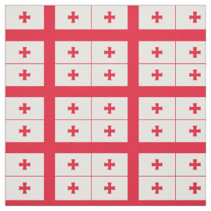 Tissu Drapeau de Géorgie