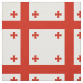 Tissu Drapeau de Géorgie (Échantillon)