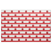Tissu Drapeau de Gibraltar (Fat Quarter)