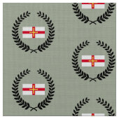 Tissu Drapeau de Guernesey (Fermer)