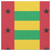 Tissu Drapeau de Guinée-Bissau (Fermer)