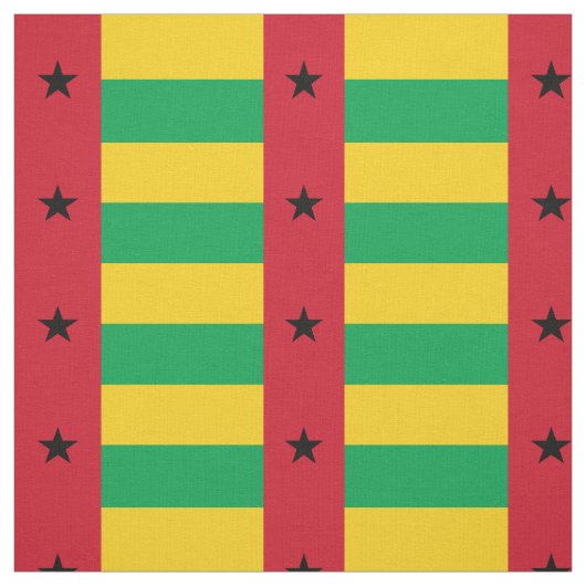 Tissu Drapeau de Guinée-Bissau (Échantillon)