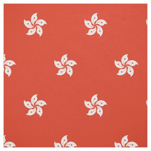 Tissu Drapeau de Hong Kong (Échantillon)