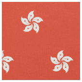 Tissu Drapeau de Hong Kong (Fermer)