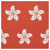 Tissu Drapeau de Hong Kong (Échantillon)