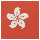 Tissu Drapeau de Hong Kong (Détail)