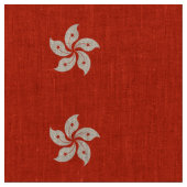 Tissu Drapeau de Hong Kong (Fermer)