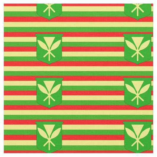 Tissu Drapeau de Kanaka Maoli (Fermer)