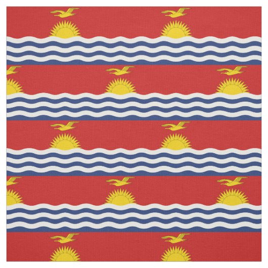 Tissu Drapeau de Kiribati (Échantillon)