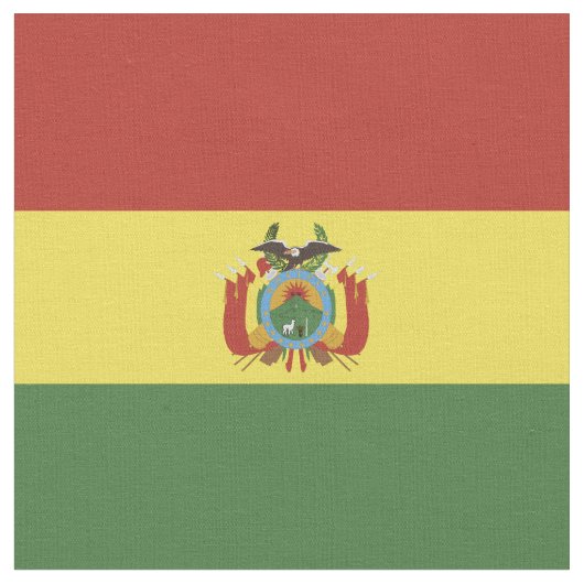 Tissu Drapeau de la Bolivie (Fermer)