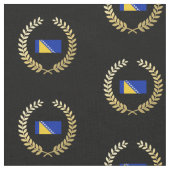 Tissu Drapeau de la Bosnie (Fermer)