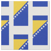 Tissu Drapeau de la Bosnie (Fermer)