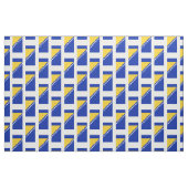 Tissu Drapeau de la Bosnie (Fat Quarter)