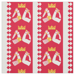 Tissu Drapeau de la Carélie du Nord