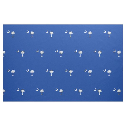 TISSU DRAPEAU DE LA CAROLINE DU SUD (Fat Quarter)