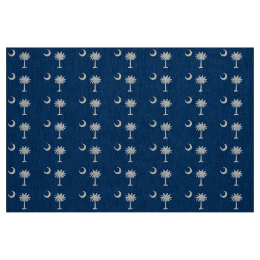 Tissu Drapeau de la Caroline du Sud (Fat Quarter)