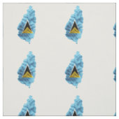 Tissu Drapeau de la carte de Sainte-Lucie (Échantillon)