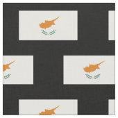Tissu Drapeau de la Chypre (Fermer)