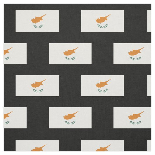 Tissu Drapeau de la Chypre (Échantillon)