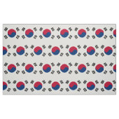 Tissu Drapeau de la Corée du Sud (Fat Quarter)