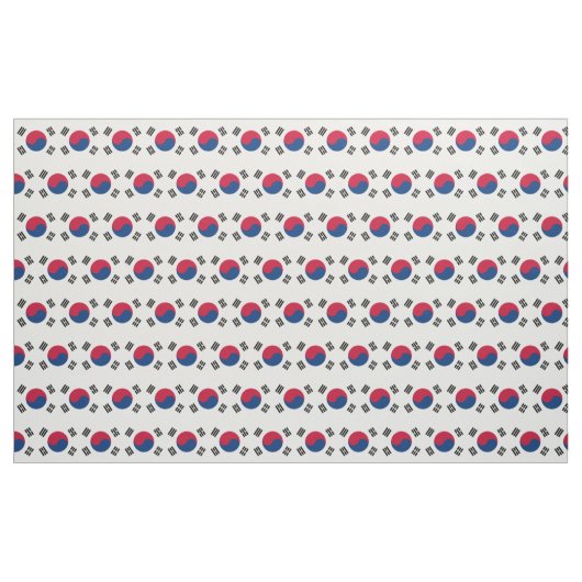 Tissu Drapeau de la Corée du Sud (Yard)